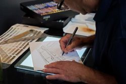 designer drawing