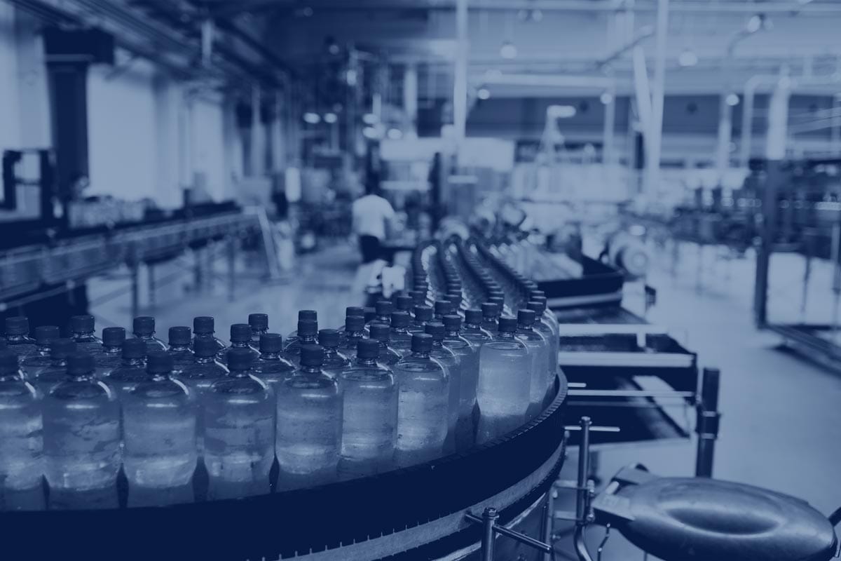 plastic bottle assembly line