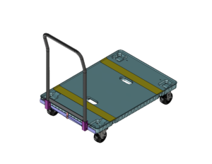 a cad drawing of a pallet