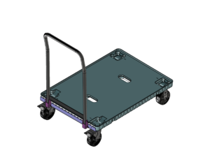 a cad drawing of a pallet