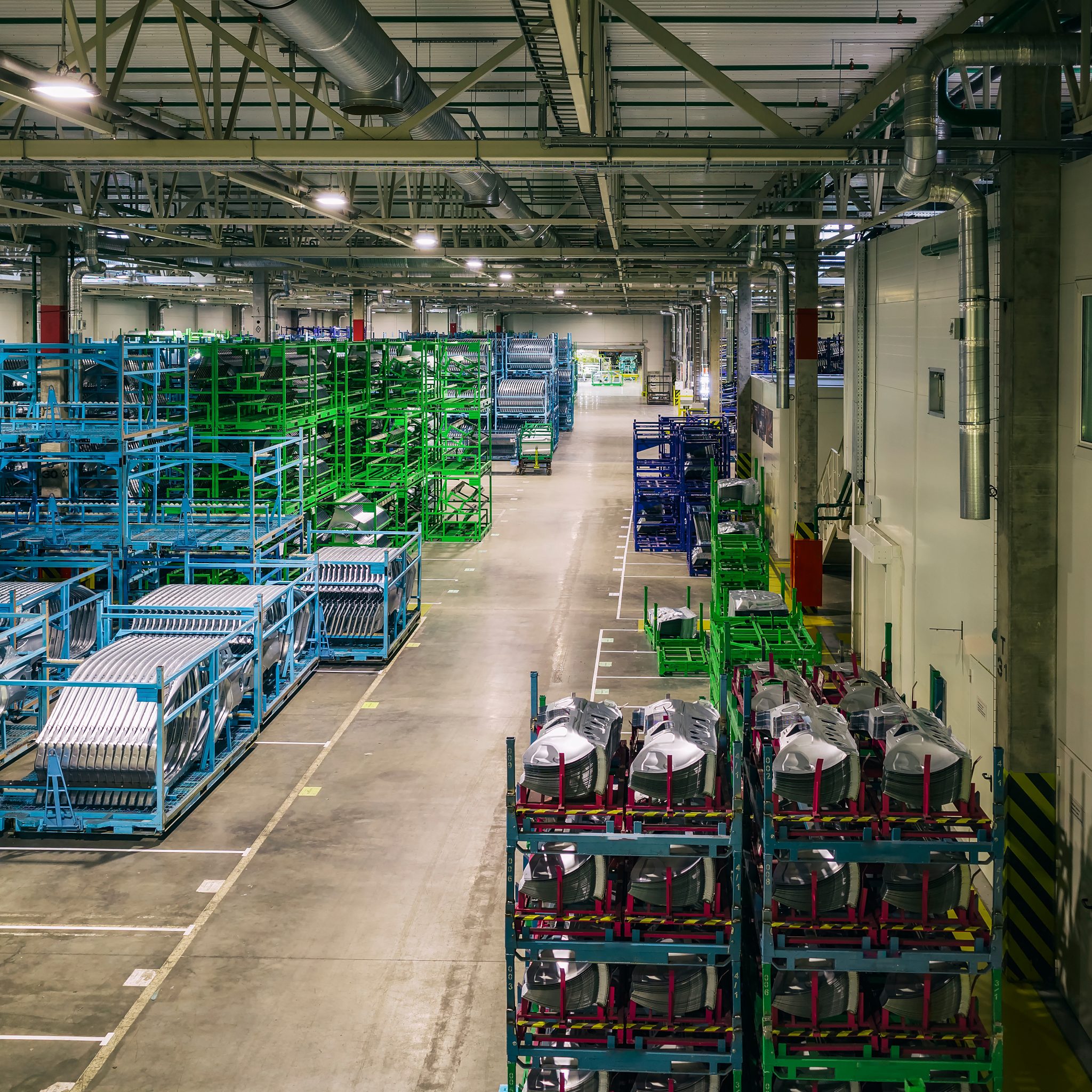 Automotive Metal Racking | Custom Steel Carts | TriEnda